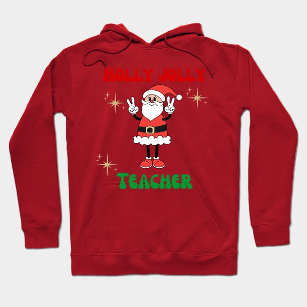 Christmas teacher Hoodie by Daisy Blue Designs